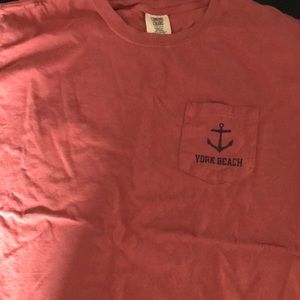 Red York Beach Tee